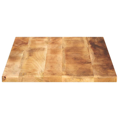 vidaXL Table Top 110x60x2.5 cm Rectangular Solid Wood Rough Mango
