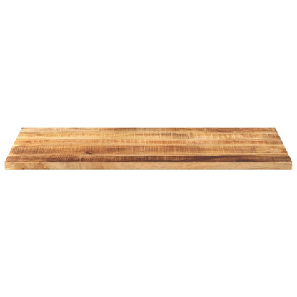 vidaXL Table Top 120x60x1.5 cm Rectangular Solid Wood Rough Mango