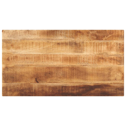 vidaXL Table Top 120x60x2.5 cm Rectangular Solid Wood Rough Mango