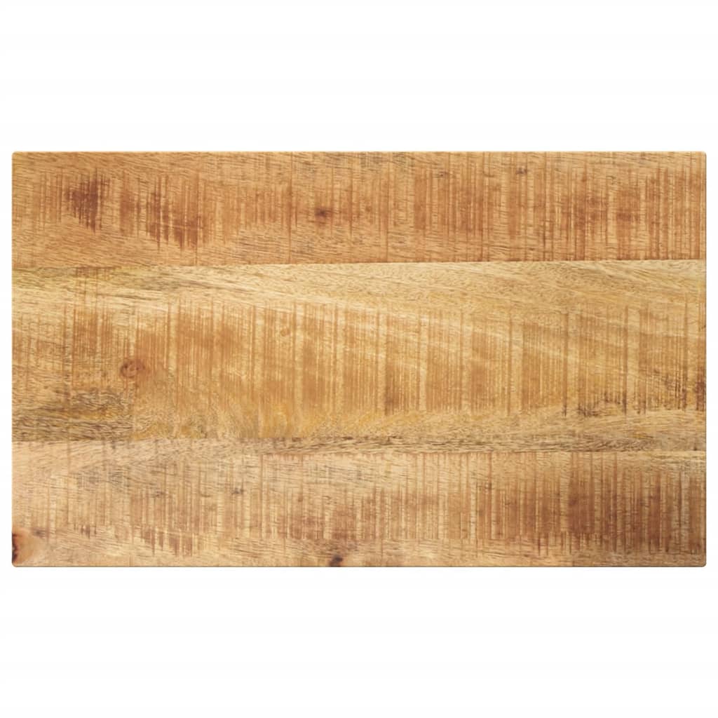 vidaXL Table Top 50x40x3,8 cm Rectangular Solid Wood Rough Mango