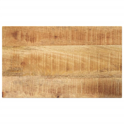 vidaXL Table Top 50x40x3,8 cm Rectangular Solid Wood Rough Mango