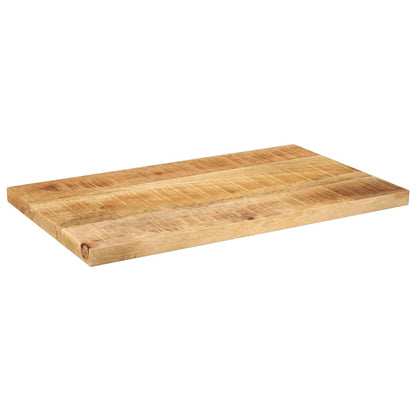 vidaXL Table Top 50x40x3,8 cm Rectangular Solid Wood Rough Mango