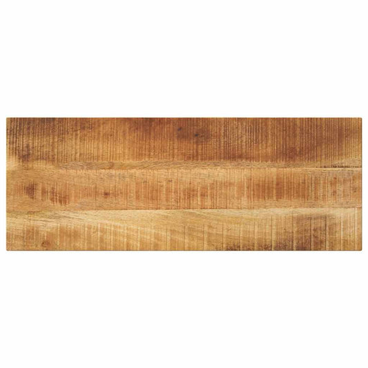 vidaXL Table Top 70x40x3.8 cm Rectangular Solid Wood Rough Mango