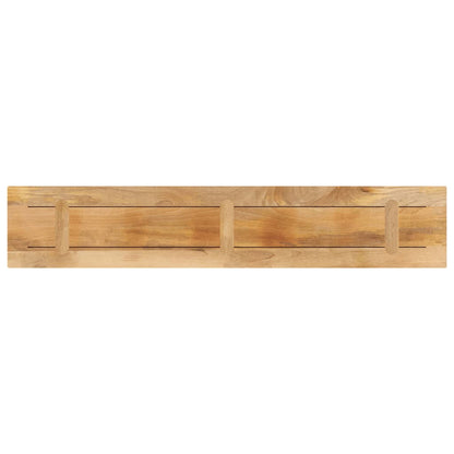 vidaXL Table Top 180x40x3.8 cm Rectangular Solid Wood Rough Mango