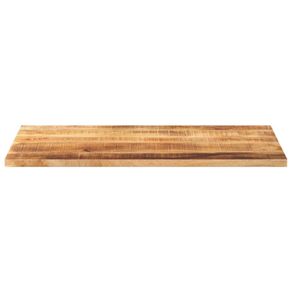 vidaXL Table Top 100x50x3.8 cm Rectangular Solid Wood Rough Mango