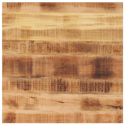 vidaXL Table Top 80x80x3,8 cm Square Solid Wood Rough Mango