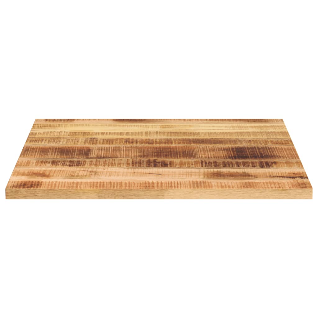vidaXL Table Top 80x80x3,8 cm Square Solid Wood Rough Mango