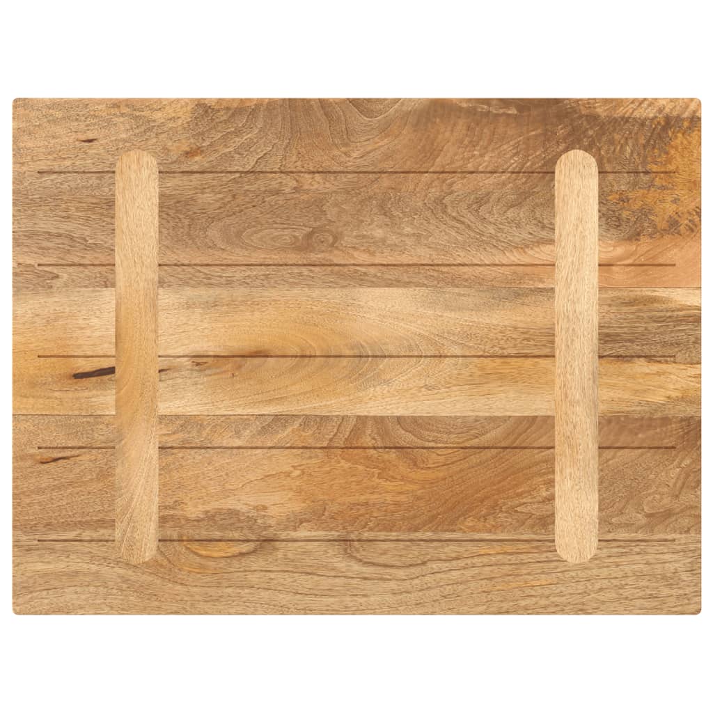 vidaXL Table Top 80x60x3.8 cm Rectangular Solid Wood Mango