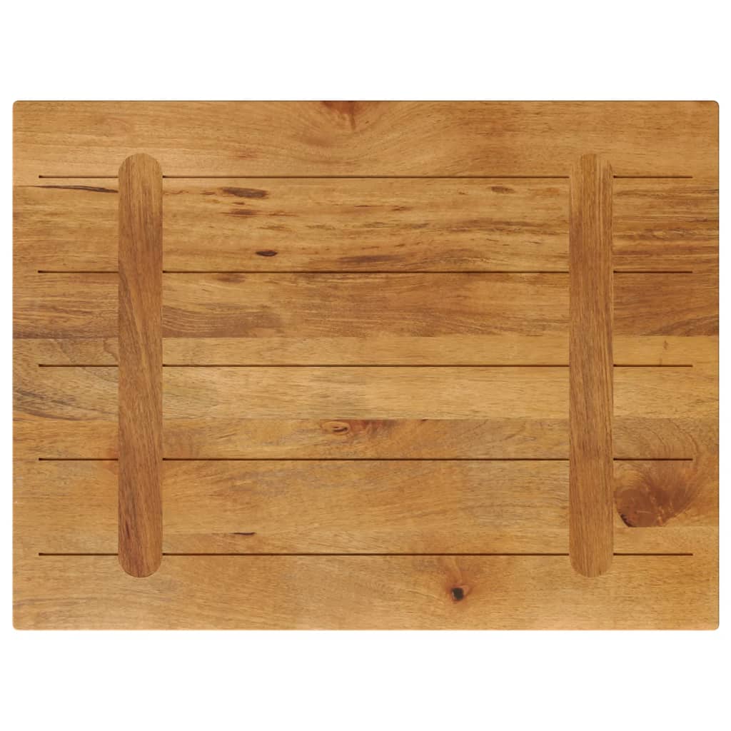 vidaXL Table Top 90x60x2.5 cm Rectangular Solid Wood Mango