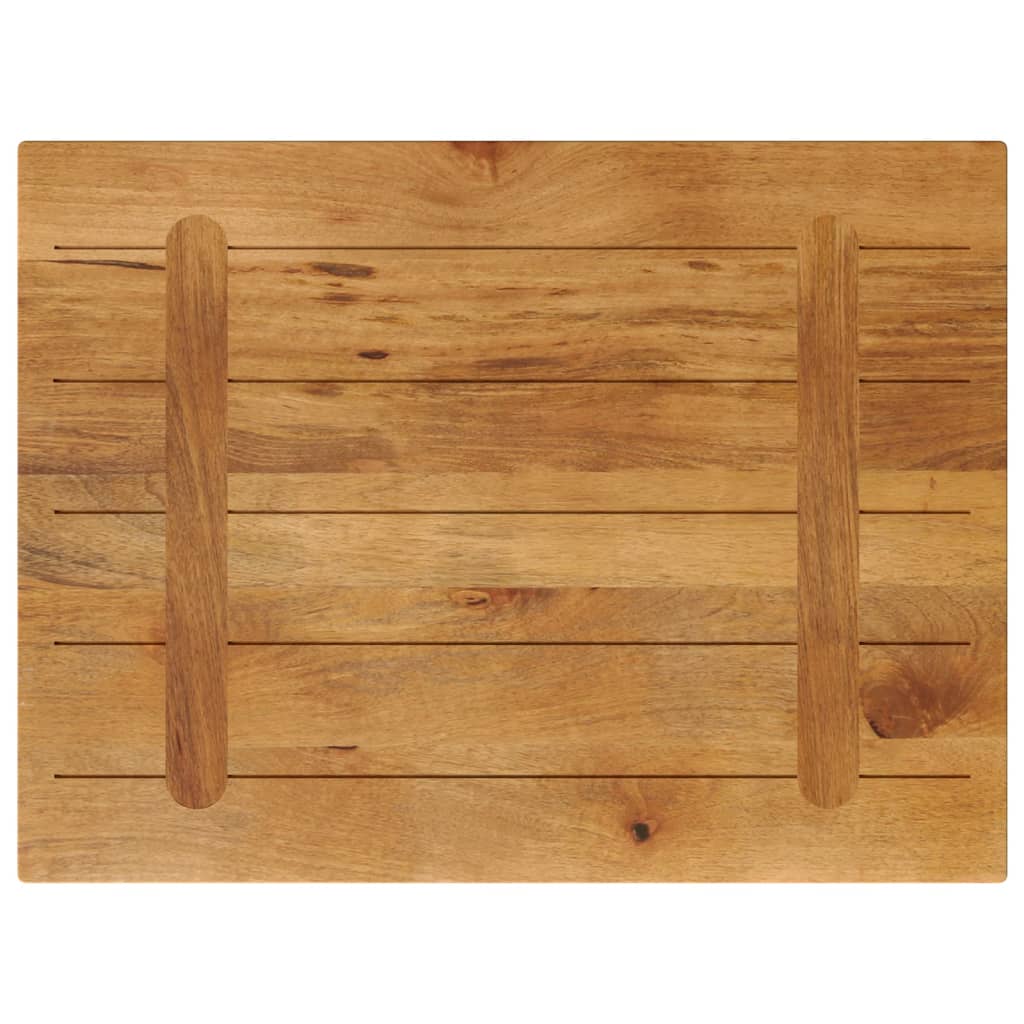 vidaXL Table Top 90x70x2.5 cm Rectangular Solid Wood Mango