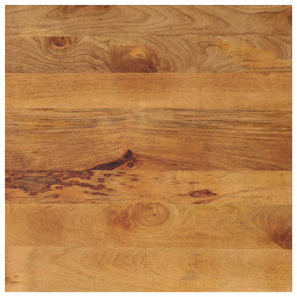 vidaXL Table Top 80x80x2.5 cm Square Solid Wood Mango