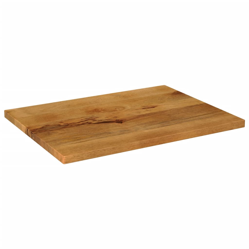 vidaXL Table Top 80x70x3.8 cm Rectangular Solid Wood Mango