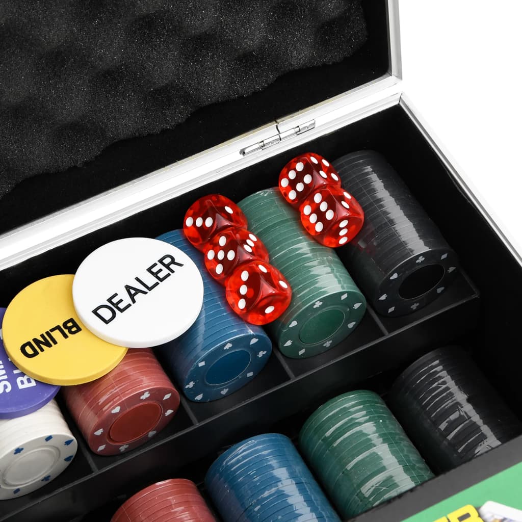 vidaXL Poker Chip Set 300 pcs 4 g