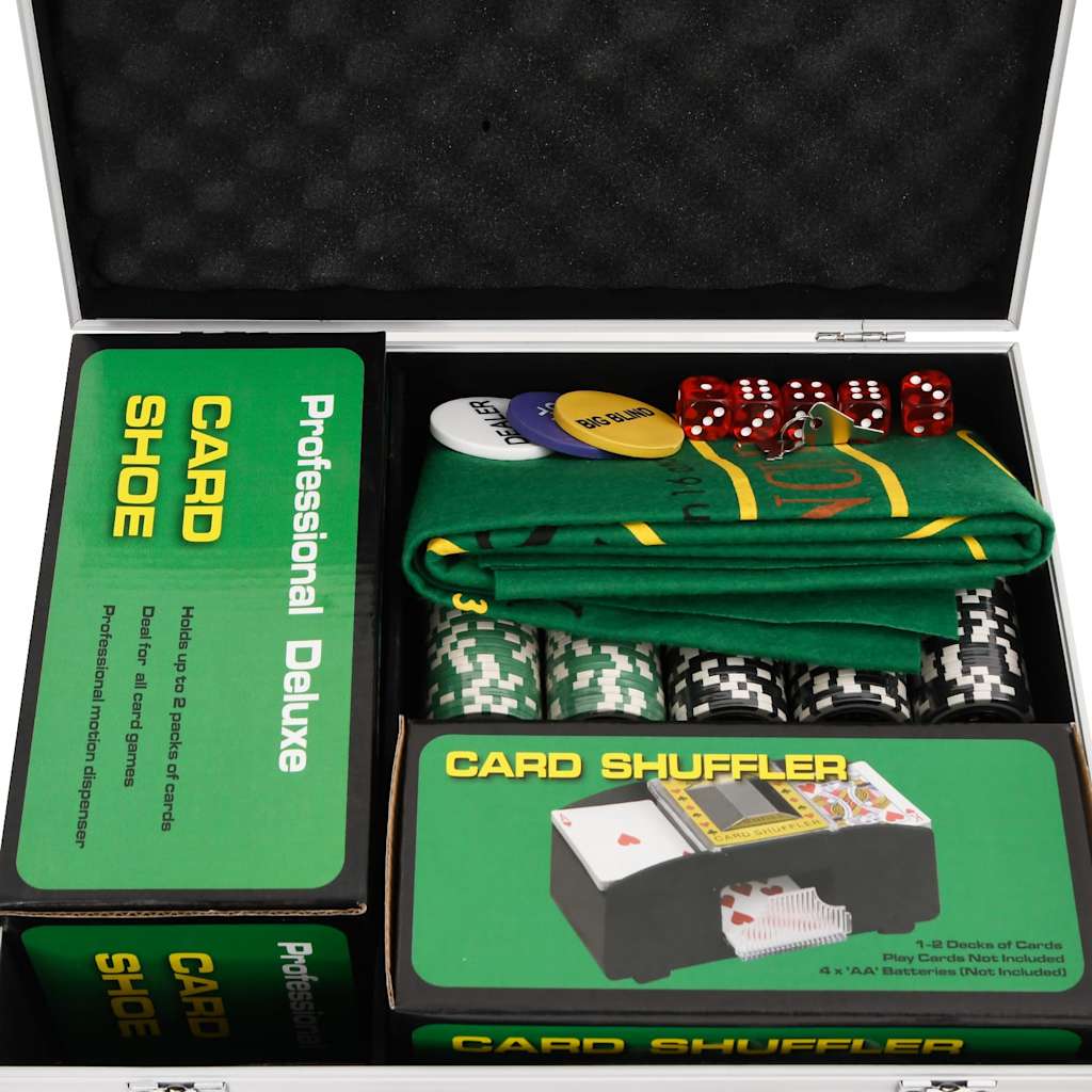 vidaXL Poker Chip Set 300 pcs 11.5 g