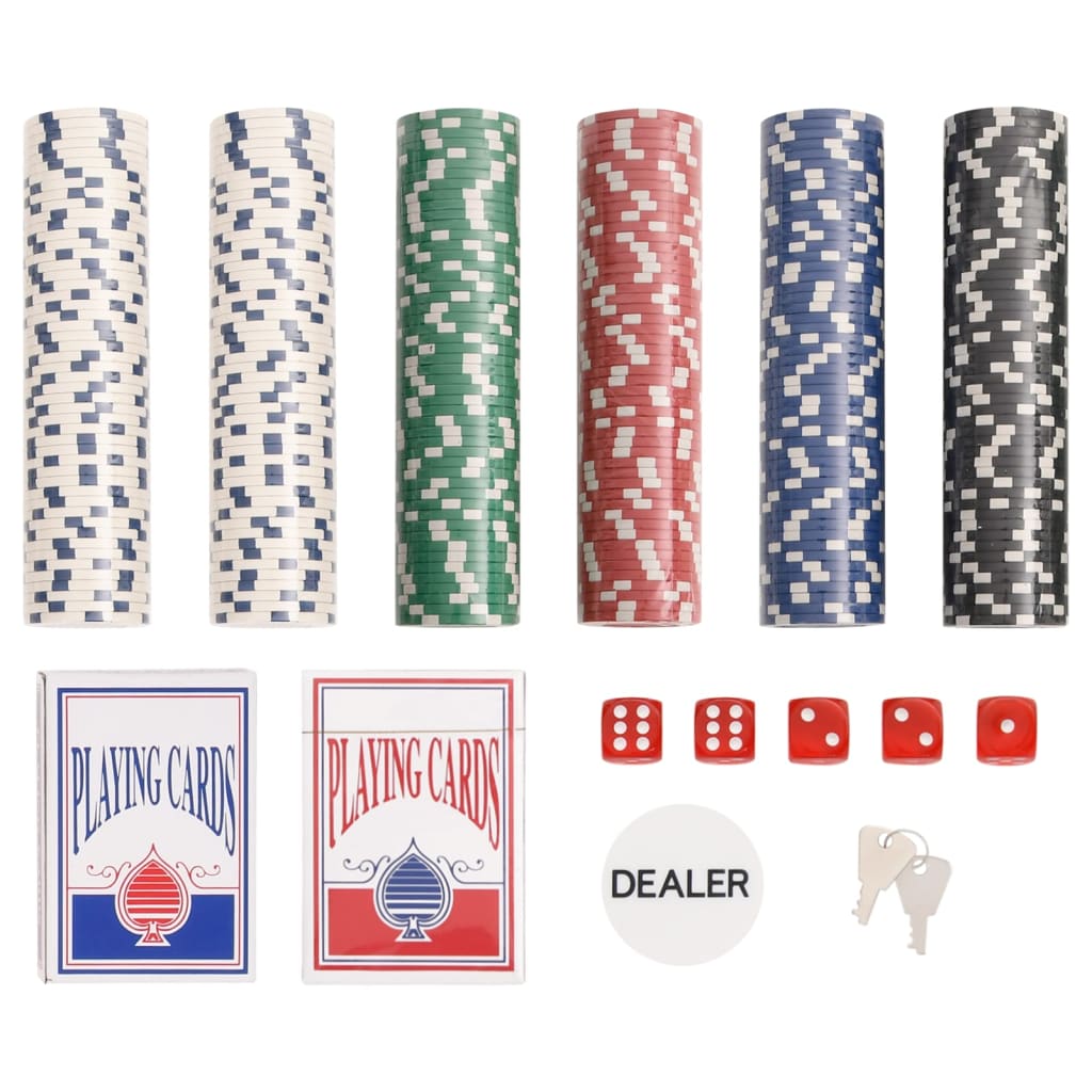 vidaXL Poker Chip Set 300 pcs 11.5 g