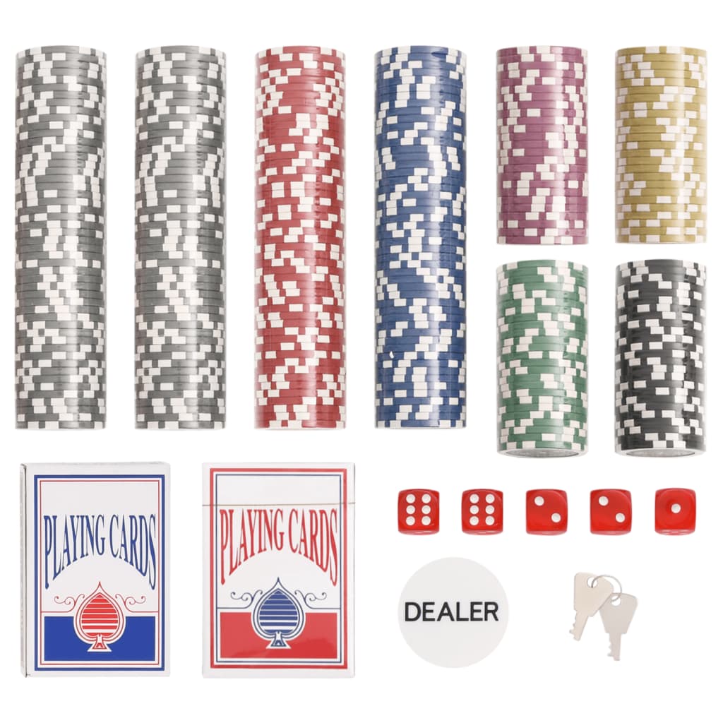 vidaXL Poker Chip Set 300 pcs 11.5 g