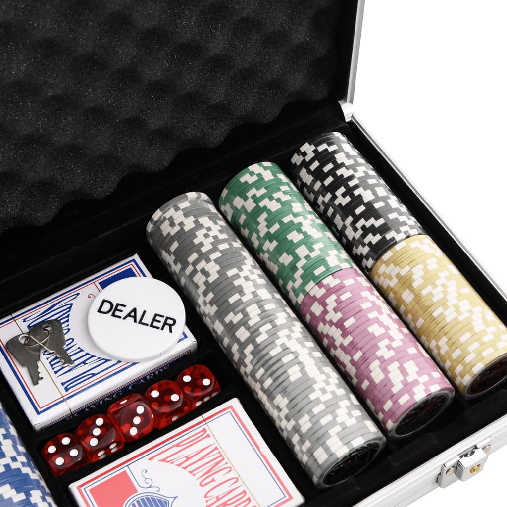vidaXL Poker Chip Set 300 pcs 11.5 g
