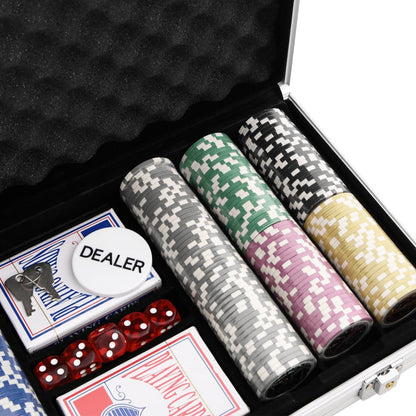 vidaXL Poker Chip Set 300 pcs 11.5 g