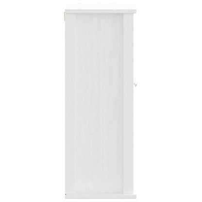 vidaXL Bathroom Wall Cabinet BERG White 40x27x71.5 cm Solid Wood Pine