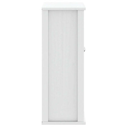 vidaXL Bathroom Wall Cabinet BERG White 69.5x27x71.5 cm Solid Wood