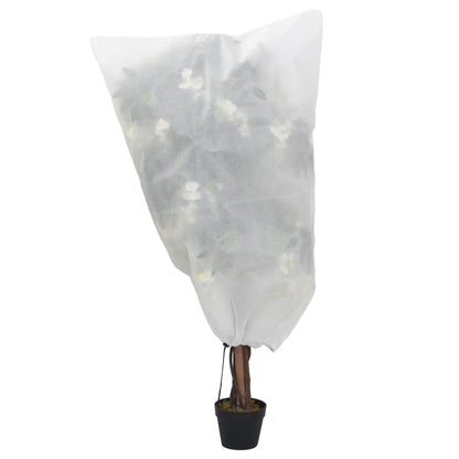 vidaXL Plant Fleece Covers with Drawstring 8 pcs 70 g/m² 0,8x1,2 m