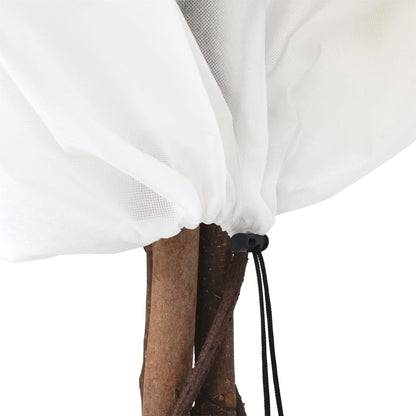 vidaXL Plant Fleece Covers with Drawstring 8 pcs 70 g/m² 0,8x1,2 m