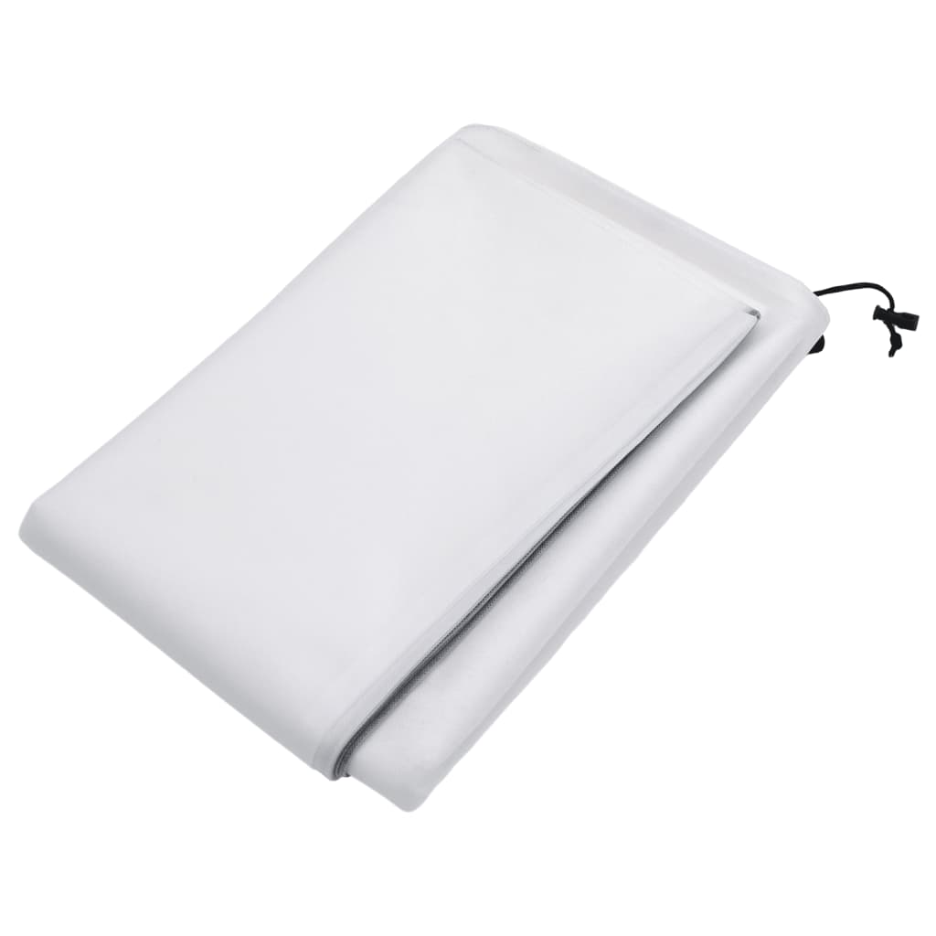 vidaXL Plant Fleece Covers with Zip 2 pcs 70 g/m² 3.93x3.5 m