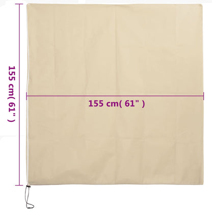 vidaXL Plant Fleece Covers with Zip 4 pcs 70 g/m² 1.55x1.55 m