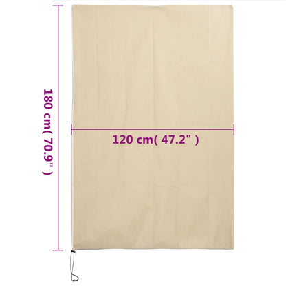 vidaXL Plant Fleece Covers with Zip 4 pcs 70 g/m² 1.2x1.8 m