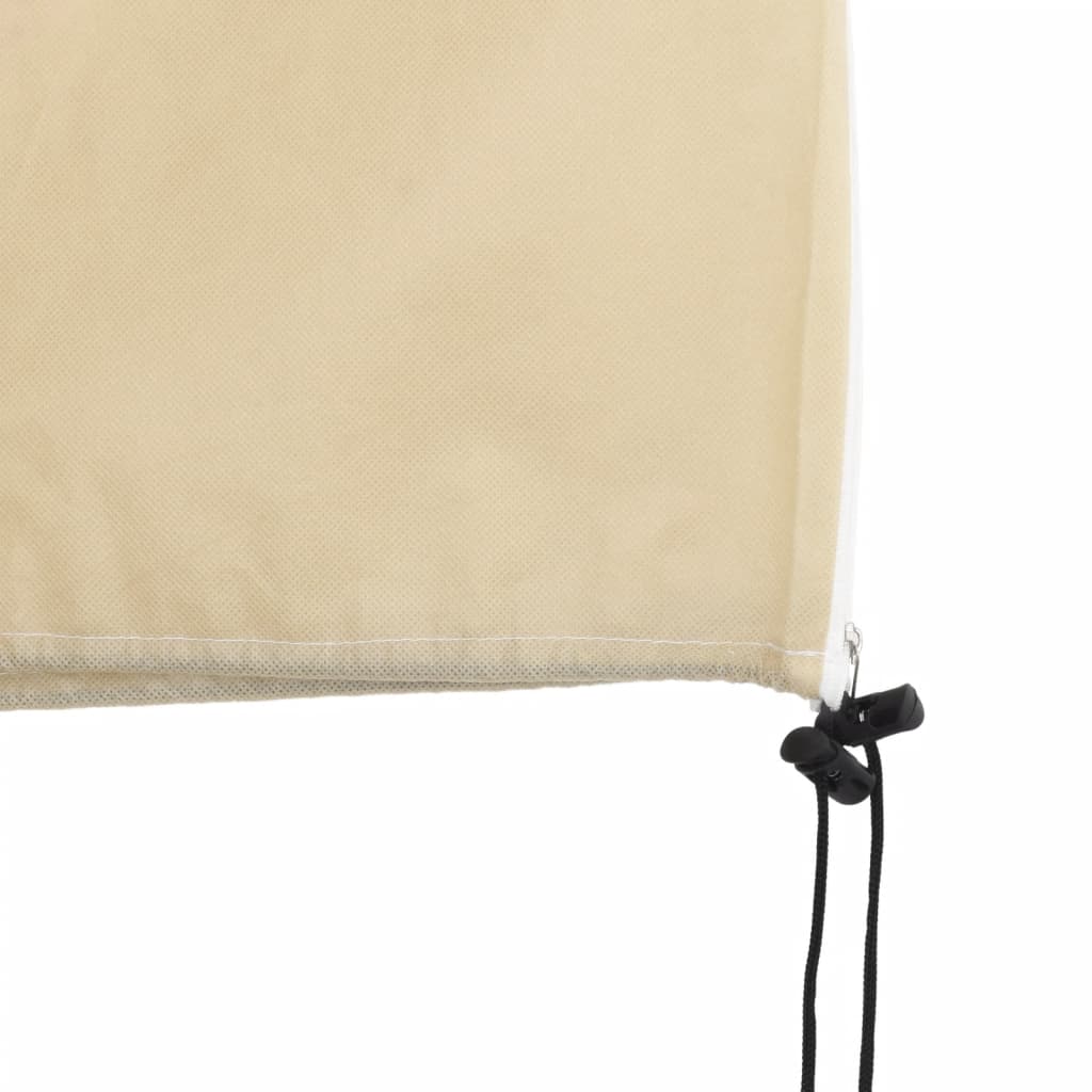 vidaXL Plant Fleece Covers with Zip 2 pcs 70 g/m² 3.93x3.5 m