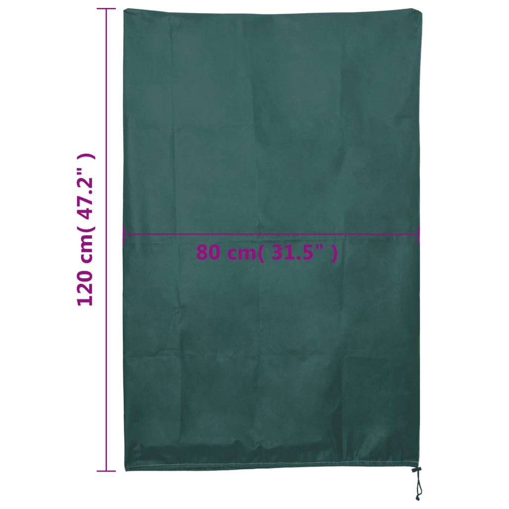vidaXL Plant Fleece Covers with Drawstring 8 pcs 70 g/m² 0.8x1.2 m
