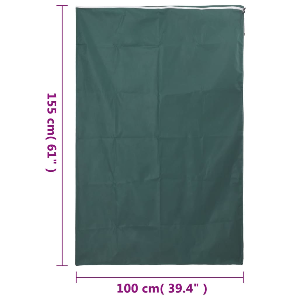 vidaXL Plant Fleece Covers with Zip 4 pcs 70 g/m² 1x1.55 m