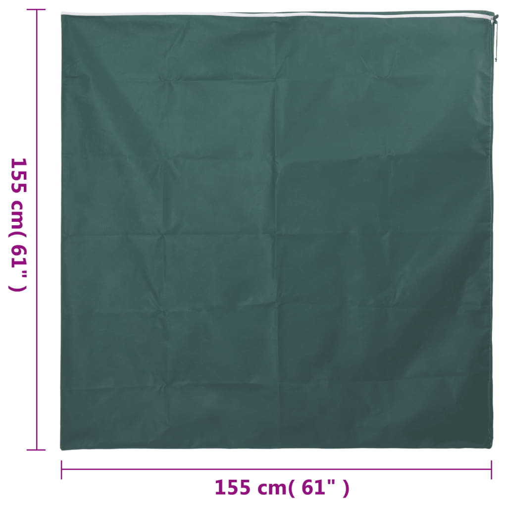 vidaXL Plant Fleece Covers with Zip 4 pcs 70 g/m² 1.55x1.55 m
