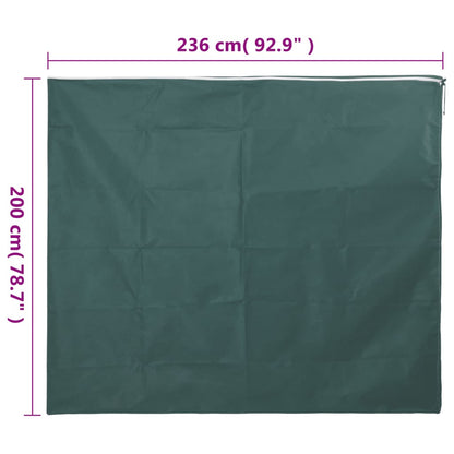 vidaXL Plant Fleece Covers with Zip 2 pcs 70 g/m² 2.36x2 m