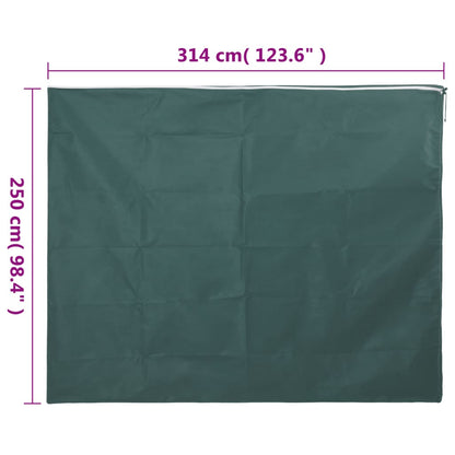 vidaXL Plant Fleece Covers with Zip 2 pcs 70 g/m² 3.14x2.5 m