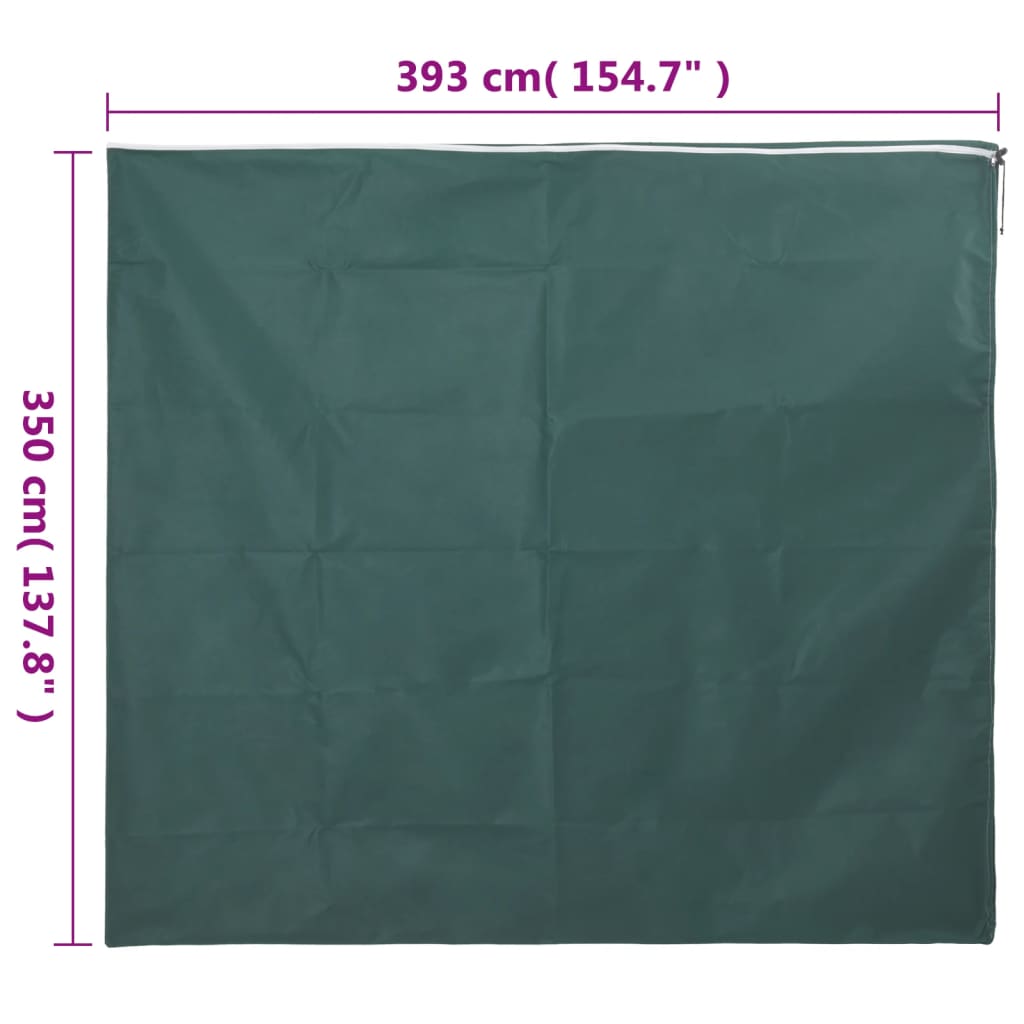vidaXL Plant Fleece Covers with Zip 2 pcs 70 g/m² 3.93x3.5 m