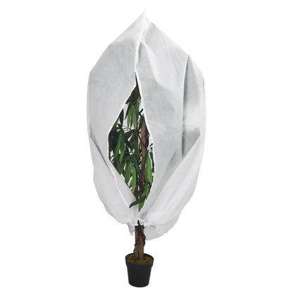 vidaXL Plant Fleece Covers with Zip 10 pcs 70 g/m² 1.55x1.55 m
