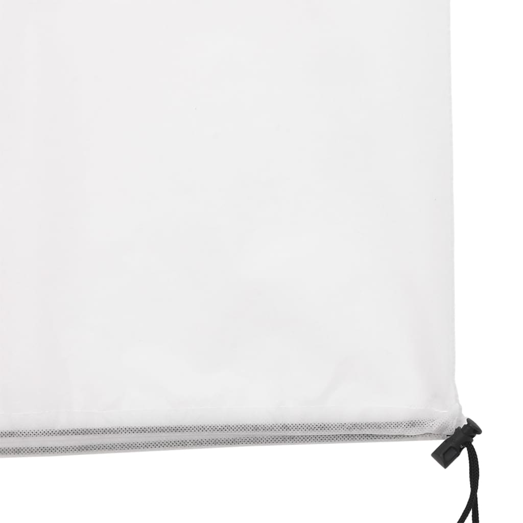 vidaXL Plant Fleece Covers with Zip 10 pcs 70 g/m² 1.55x1.55 m