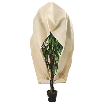vidaXL Plant Fleece Covers with Zip 10 pcs 70 g/m² 1x1.55 m