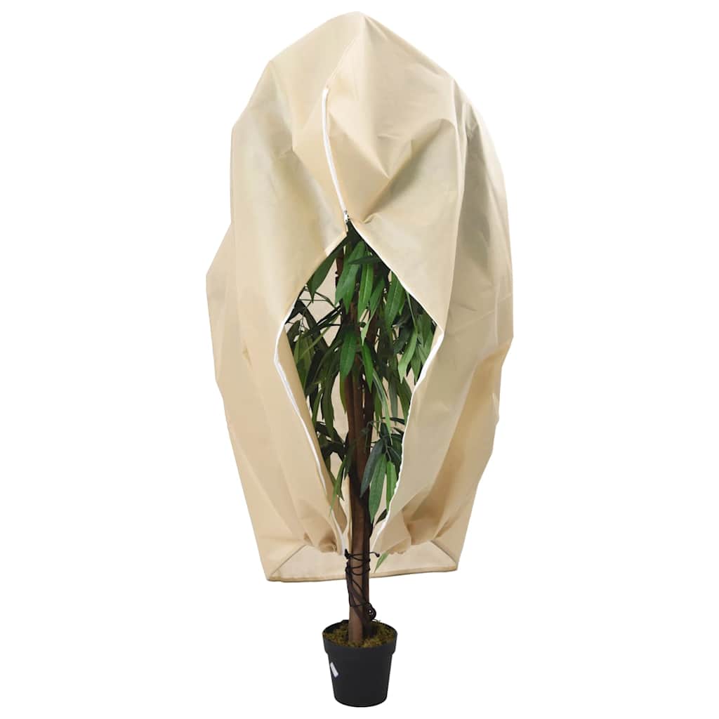 vidaXL Plant Fleece Covers with Zip 4 pcs 70 g/m² 3.93x3 m