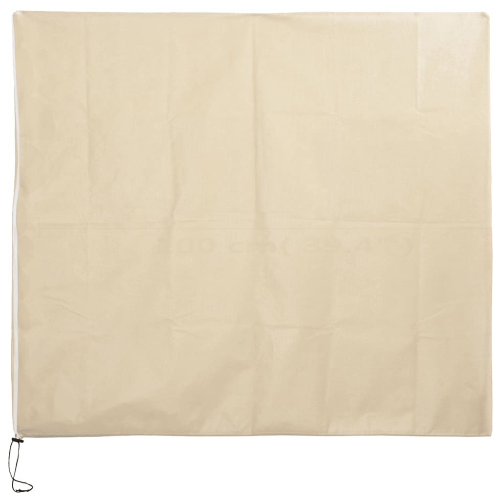 vidaXL Plant Fleece Covers with Zip 4 pcs 70 g/m² 3.93x3.5 m