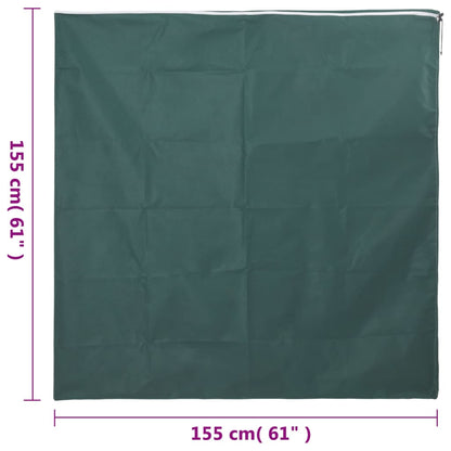 vidaXL Plant Fleece Covers with Zip 10 pcs 70 g/m² 1.55x1.55 m
