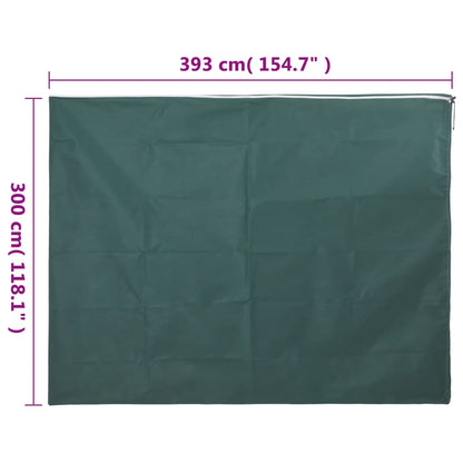 vidaXL Plant Fleece Covers with Zip 4 pcs 70 g/m² 3.93x3 m