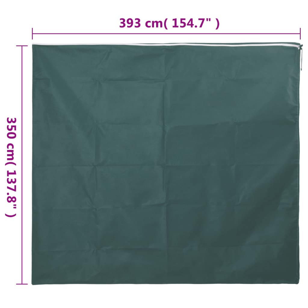 vidaXL Plant Fleece Covers with Zip 4 pcs 70 g/m² 3.93x3.5 m