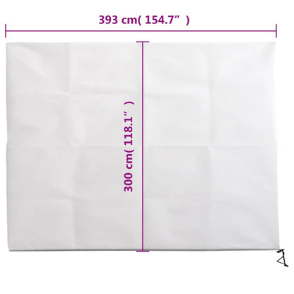 vidaXL Plant Fleece Covers with Zip 10 pcs 70 g/m² 3.93x3 m