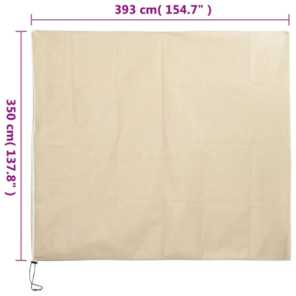 vidaXL Plant Fleece Covers with Zip 10 pcs 70 g/m² 3.93x3.5 m