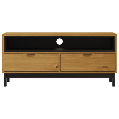 vidaXL TV Cabinet FLAM 110x40x50 cm Solid Wood Pine