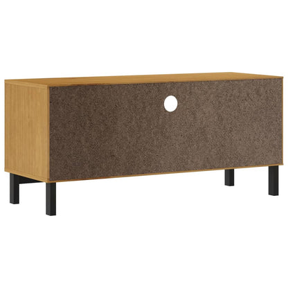 vidaXL TV Cabinet "FLAM" 110x40x50 cm Solid Wood Pine