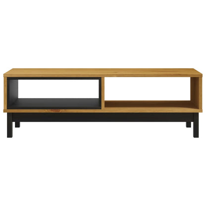vidaXL Coffee Table "FLAM" 100x50x32,5 cm Solid Wood Pine