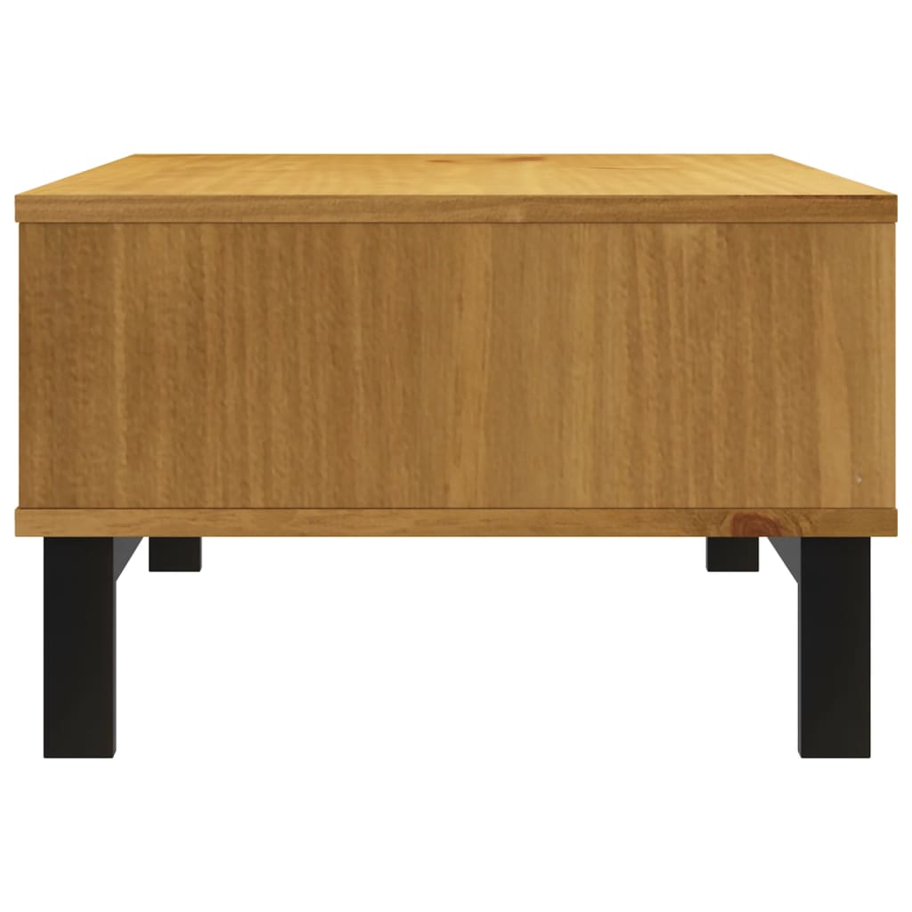 vidaXL Coffee Table "FLAM" 100x50x32,5 cm Solid Wood Pine